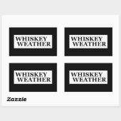 Grappige citaten over Whiskey liefhebber Rechthoekige Sticker (Vel)