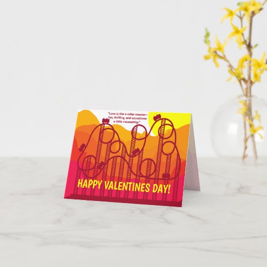 GRAPPIGE CITATEN VALENTIJNSDAG KAART (Gele Bloem)