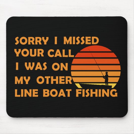 grappige citaten vintage visliefhebbers muismat (Voorkant)