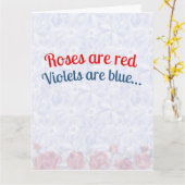 Grappige citaten voor Valentijnsdag Kaart (Gele Bloem)