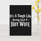 Grappige citaten voor vrouwen Het is een zwaar lev Kaart (Gele Bloem)