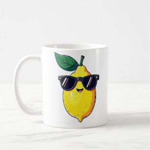 Grappige citroen zonnebril koffiemok