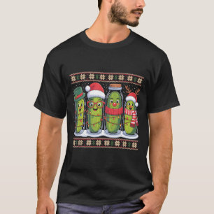 Grappige Ckles Kerstverlichting Kerstman Hoed Kers T-shirt