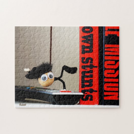 Grappige close up van 'Mission Impossible' Fubby Legpuzzel (Horizontaal)