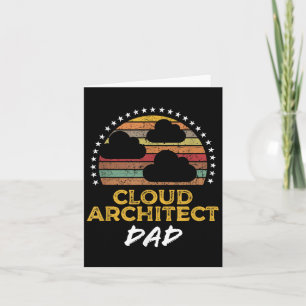 Grappige Cloud Architect Dad, Data Center Tech Quo Kaart