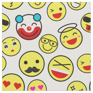 grappige clown emojis stof