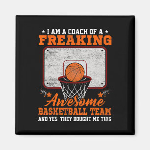 Grappige Coach Van Echt Geweldig Sketll Team Ll Tr Magneet