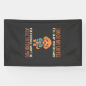 Grappige Cockapoo Coffie Liefhebber Spandoek (Horizontaal)