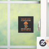 Grappige Cockapoo koffieliefhebber Raamsticker (Huis)