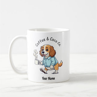 Grappige Cocker Spaniel hond Zakelijke Kleding Kof Koffiemok