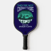 Grappige complottheorie UFO Pickleball Paddle (Achterkant)