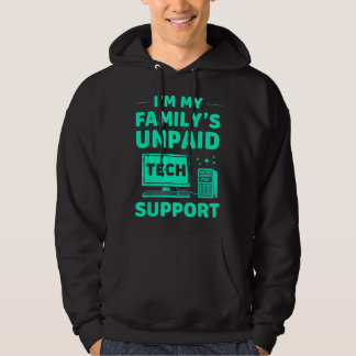 Grappige computer ingenieur in mijn familie onbeta hoodie