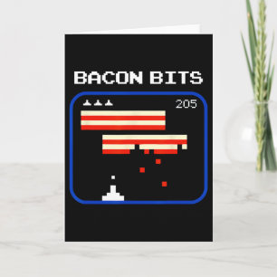 Grappige Con 8-bits Videospelspeler Retro Nerd Gee Kaart