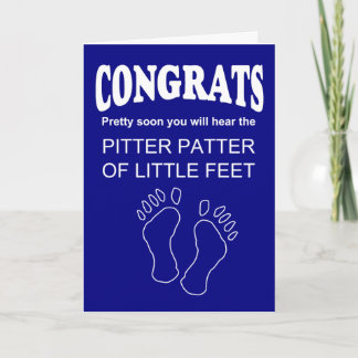 grappige Congratulaties met de nieuwe baby Kaart