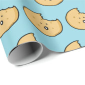 Grappige Cookie Cartoon met Bite Cadeaupapier (Rol Hoek)