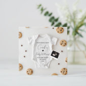 Grappige Cookie Zwangerschapsaankondiging Kaart (Staand voorkant)