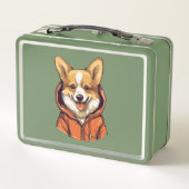 Grappige Corgi Draag Hoodie (Achterkant)