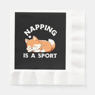 Grappige Corgi Duttende Is een Sport Hondenliefheb Servet