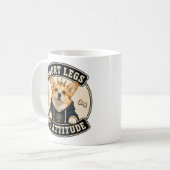 Grappige Corgi Mok | Korte Poten Grote Attitude (Voorkant links)