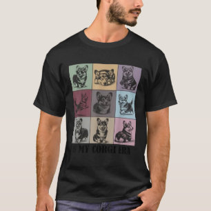 Grappige Corgi Mom Quote In My Corgi Era Cool Dog  T-shirt