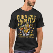 Grappige Corn Cob Thanksgiving Feest T-shirt (Voorkant)