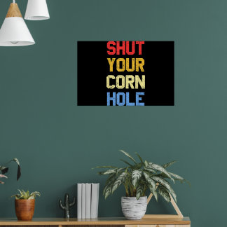 Grappige Cornhole Hou Je Cornhole Poster