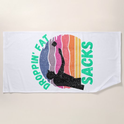 Grappige Cornhole Team Cornhole Accessoires Strandlaken (Voorkant)