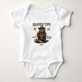 Grappige Cowboy Bever Tips Wilde Westen Vintage Romper