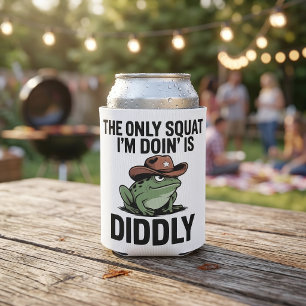 Grappige Cowboy Kikker Diddly Squat Blikjeskoeler