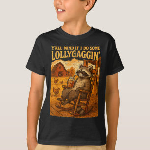 Grappige Cowboy Wasbeer, Hebben jullie Ergens Bezw T-shirt