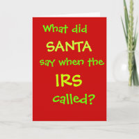 Grappige CPA Accountant Kerstmis IRS belastinggrap