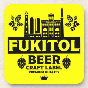 Grappige Craft Beer Labels Bier Onderzetter