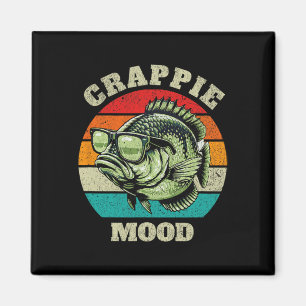 Grappige Crappie Stem Retro Vissen Sarcasme Vader Magneet