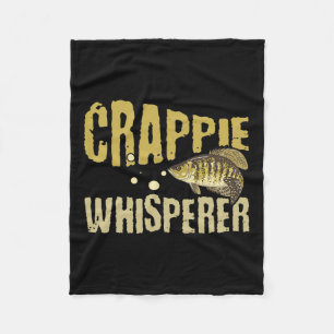 Grappige  Crappie Whisperer Gevist Fleece Deken
