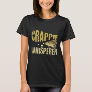Grappige  Crappie Whisperer Gevist T-shirt