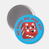 Grappige Craps Spel Rode Dice Casino Pun Magneet (Voorkant / Achterkant)