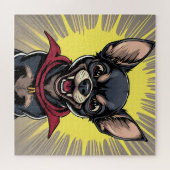 Grappige Crazy Chihuahua Legpuzzel (Horizontaal)