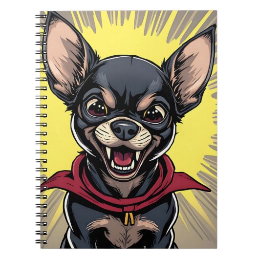 Grappige Crazy Chihuahua Notitieboek (Voorkant)