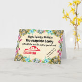 Grappige Creëer Uw eigen Humor Gemakkelijk te bewe Kaart (Gele Bloem)