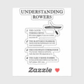 Grappige Crew Life definities Sticker (Vel)