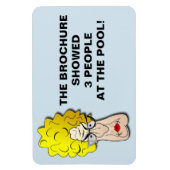 Grappige Cruise Cabine Deurmagneet - Brochure Magneet (Verticaal)