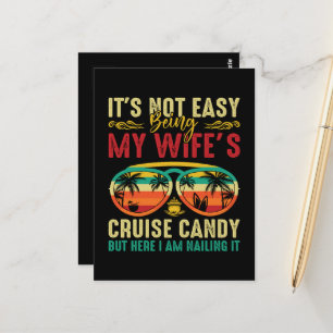 Grappige Cruise Snoep Man Briefkaart