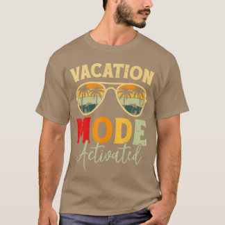 Grappige Cruise Vakantie vakantiemodus geactiveerd T-shirt