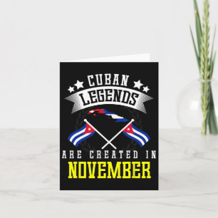 Grappige Cubaanse legendes worden in november Cuba Kaart