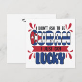 Grappige Cubaanse Quote Cuba vlag (Voorkant / Achterkant)