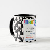 Grappige Custom Beste Tandarts Gift Mok (Voorkant links)