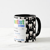 Grappige Custom Beste Tandarts Gift Mok (Voorkant rechts)