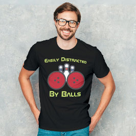 Grappige Custom Gifts voor Bowling Spelers Bowlers T-shirt