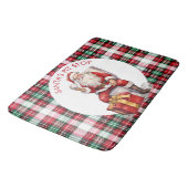 Grappige Custom Sinterklaas Toilet Citaat Kerstmis Badmat (Gekanteld)