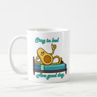 Grappige Cute Luie Avocado Koffiemok